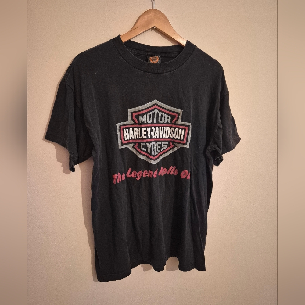 Harley Davidson The Legend Rolls On Tshirt Large